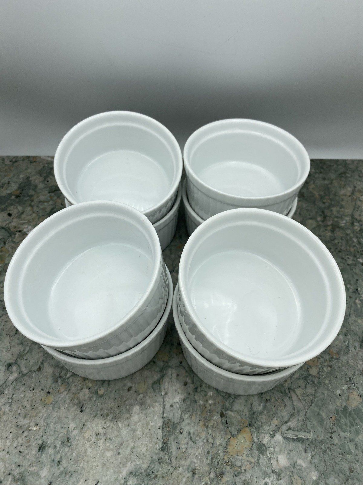 Six Ounce White Ceramic Ramakins 3