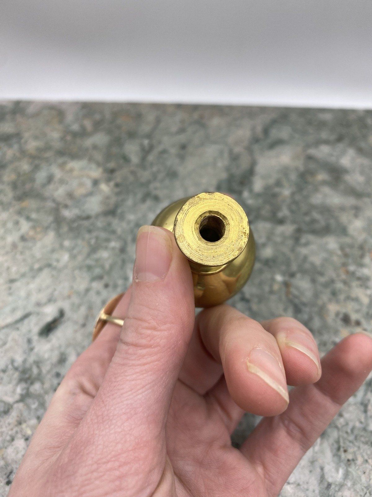 Useful Spherical Brass Lamp Finial 2