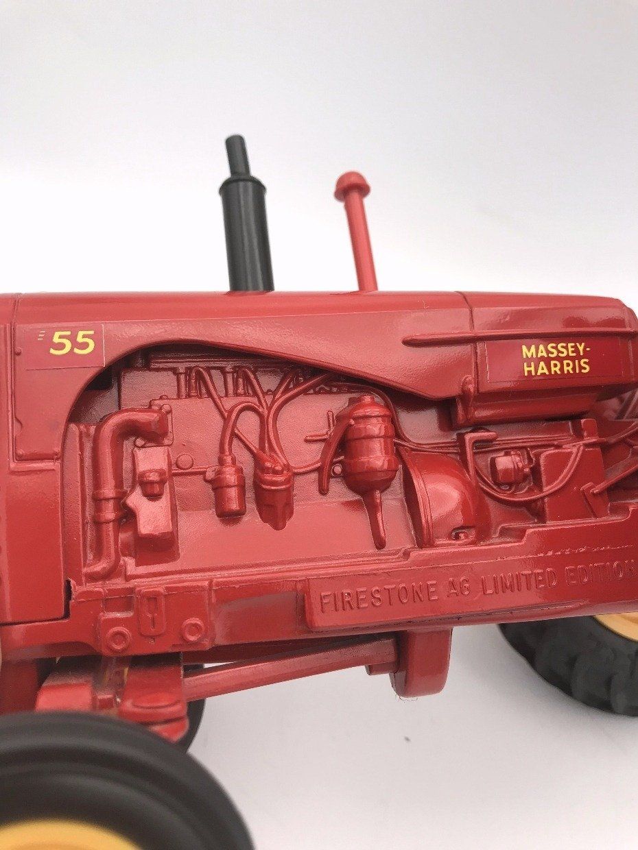 Collectible Massey-Harris Firestone AG Limited Edition Tractor Model No.55 2