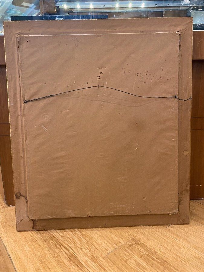 Ornately Framed Sill Life of Urn w Roses Signed Louise Lehman 4