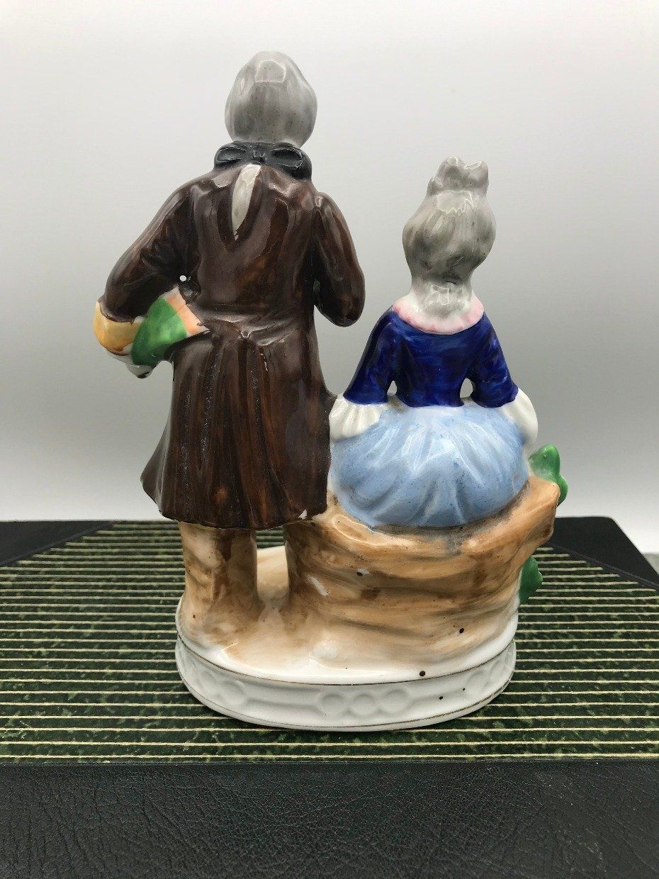 Occupied Japan Porcelain Courting Couple Figruine 2