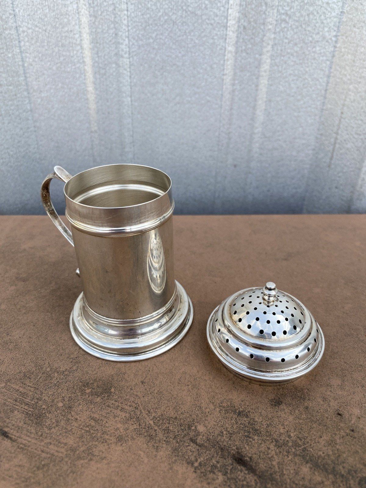 Gorham Sterling Silver Metropolitan Museum 18th c. Repro Handled Sugar Shaker 3
