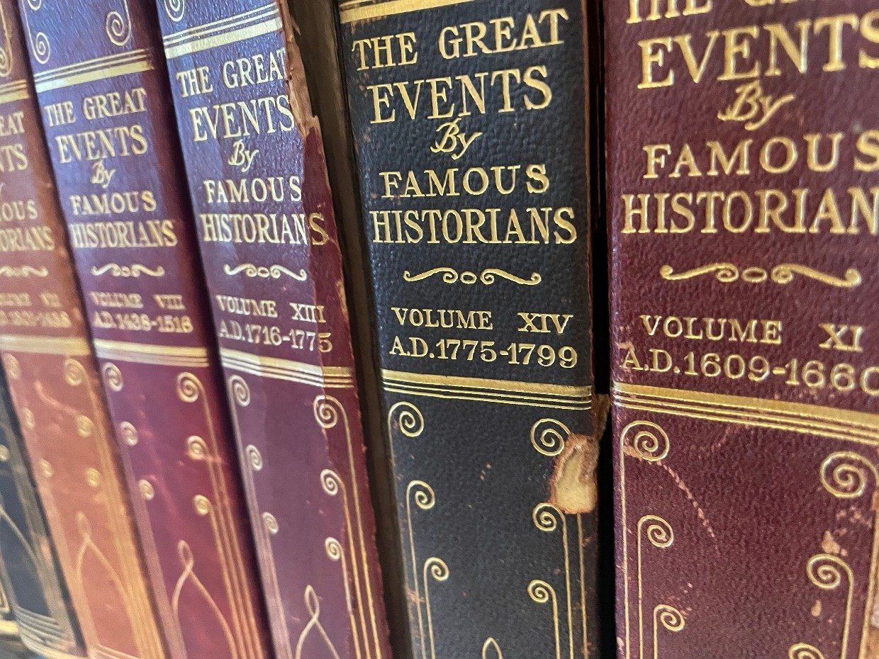 Antique Set of 20 Volumes The Great Events & Famous Historians c.1905 2
