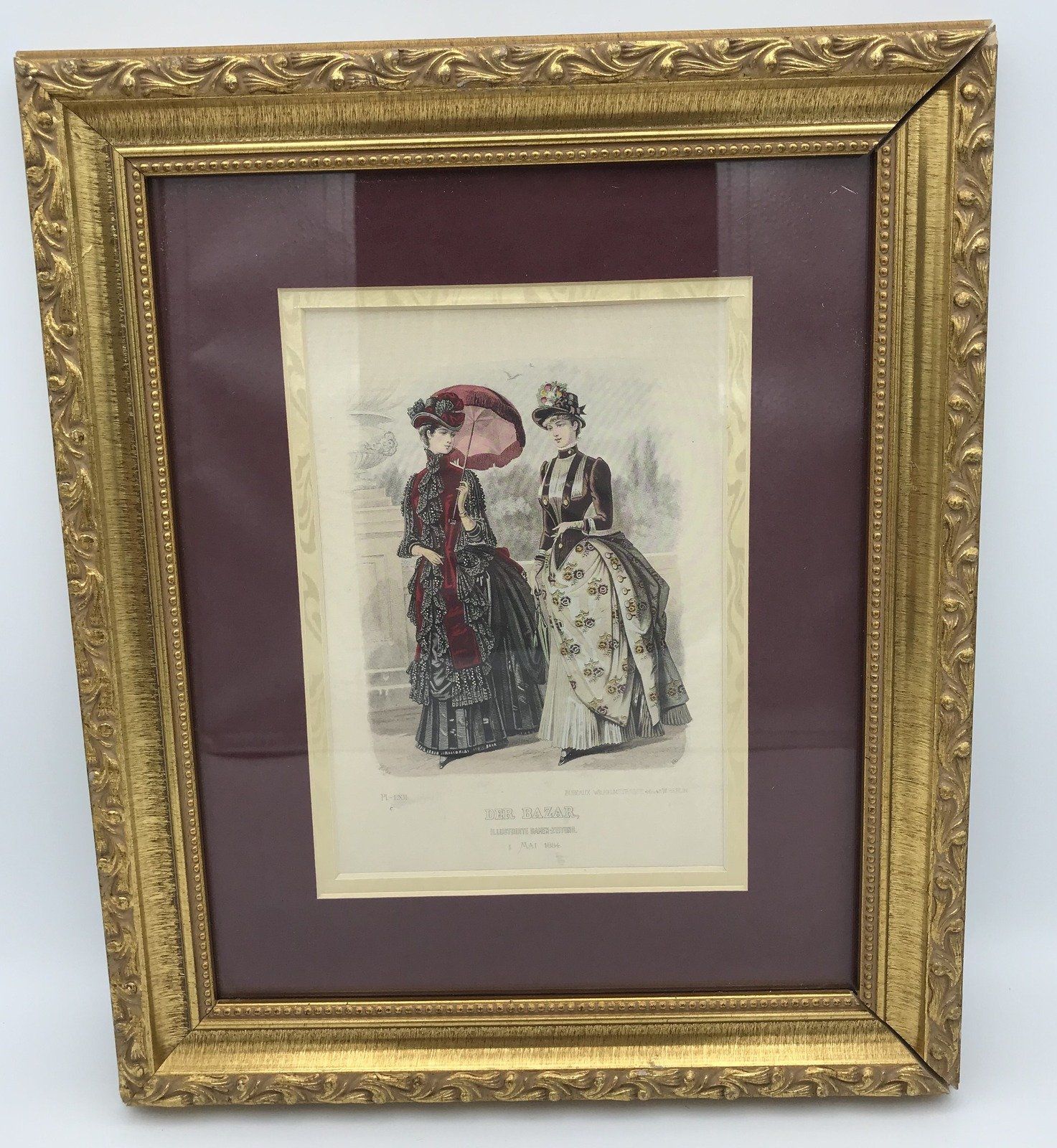 Pair of Der Bazar Illustrirte Damen-Zeitung 1. May 1884 & 1. November 1884 Fashion Catalog Illustrations 5