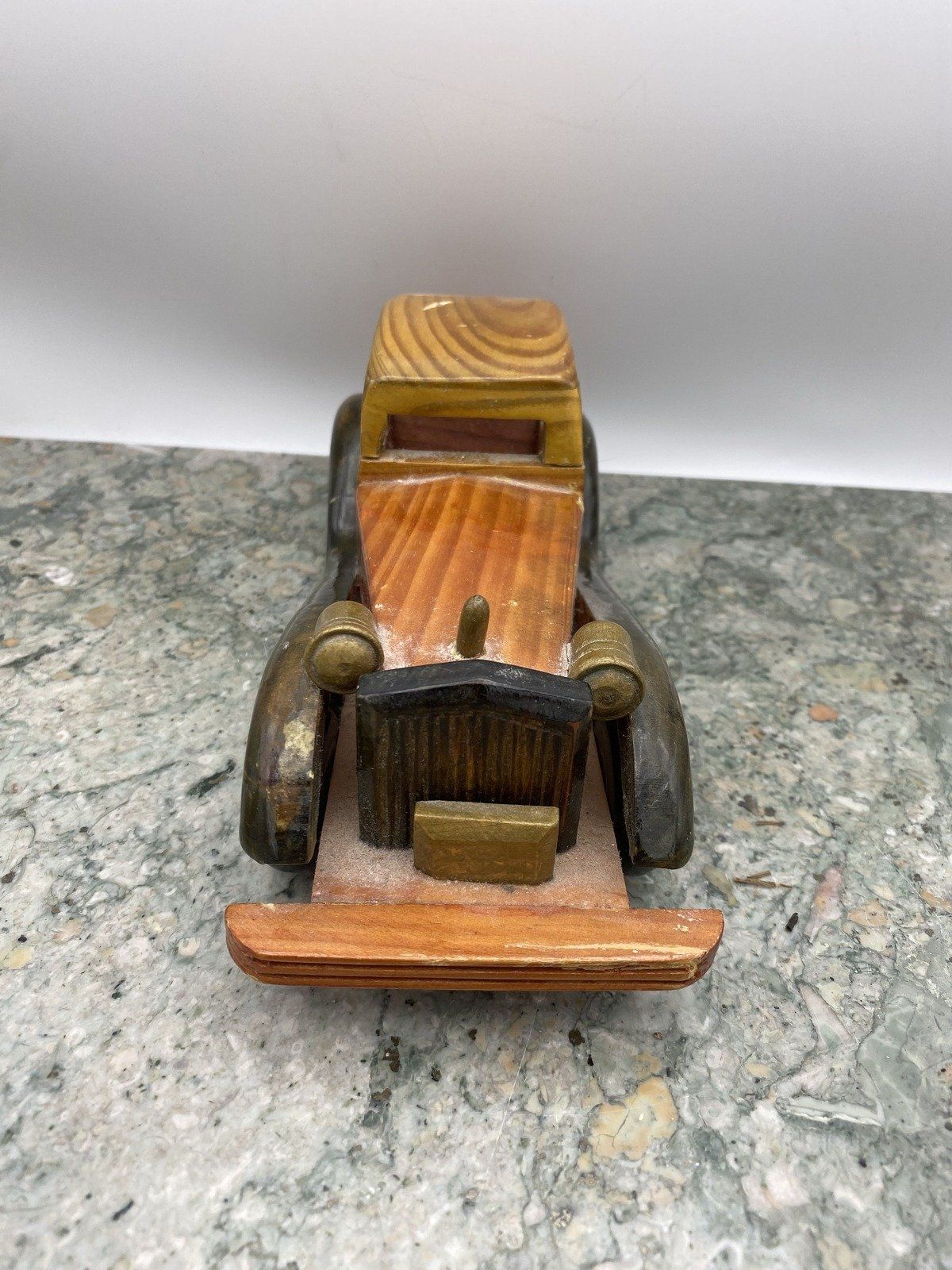 Wooden Shellac Model Car 2