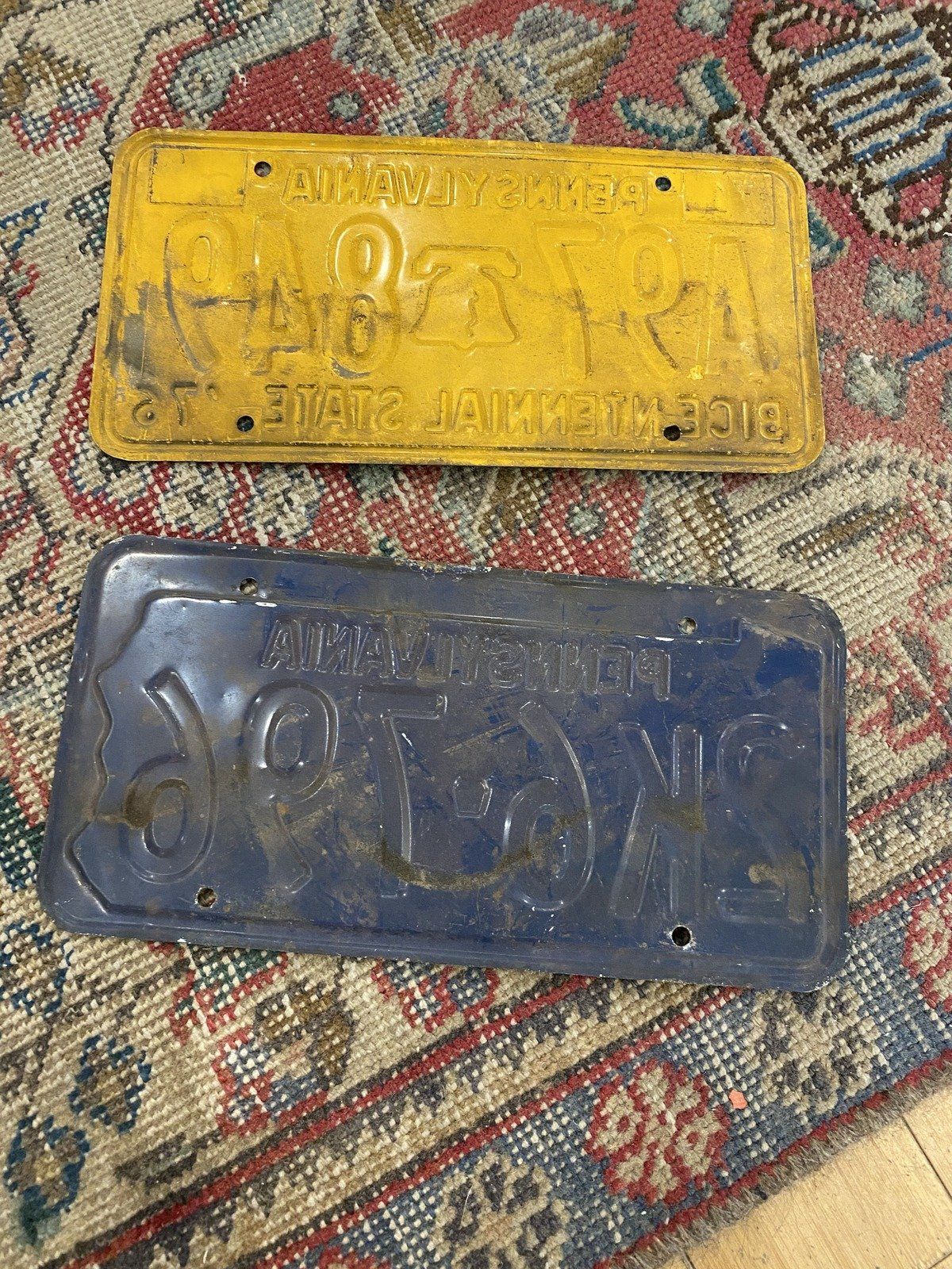 Vintage Pennsylvania Car Tags 2
