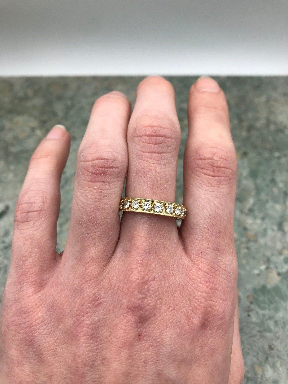 14k Gold 2ctw Diamond Eternity Ring Band 3