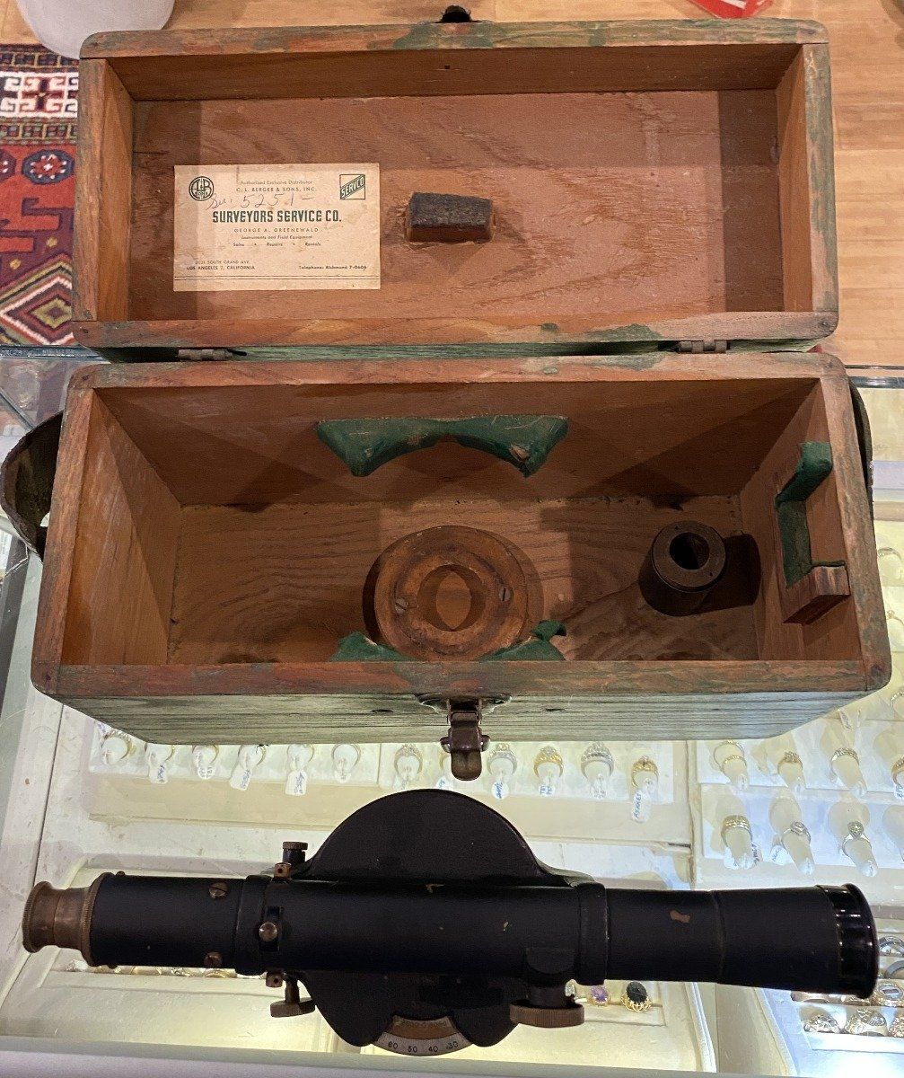 Vintage 1940 Seiler 12 Dumpy Survey Level 4