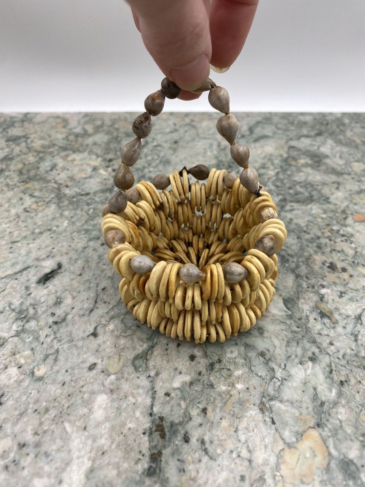 Miniature Tribal Made Seed Basket 3