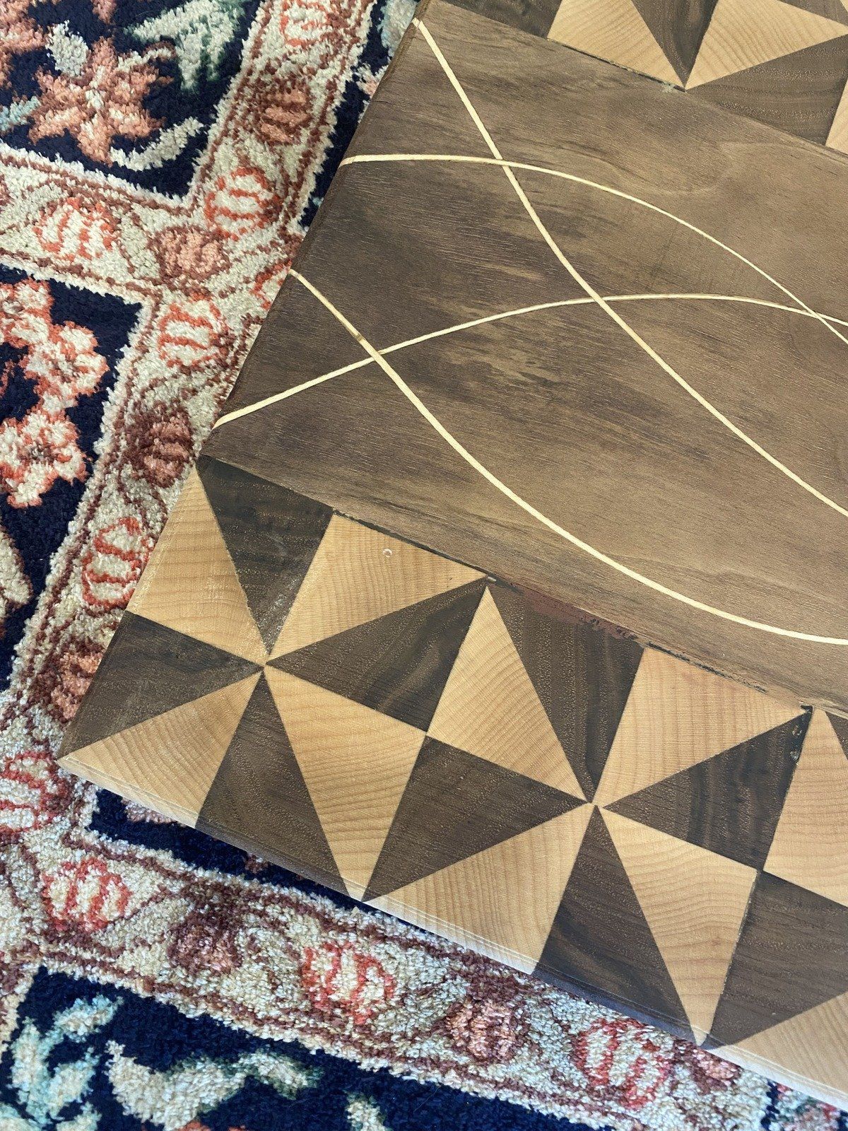 Local MS Hand Crafted Lg Wood Work Cutting Board 2