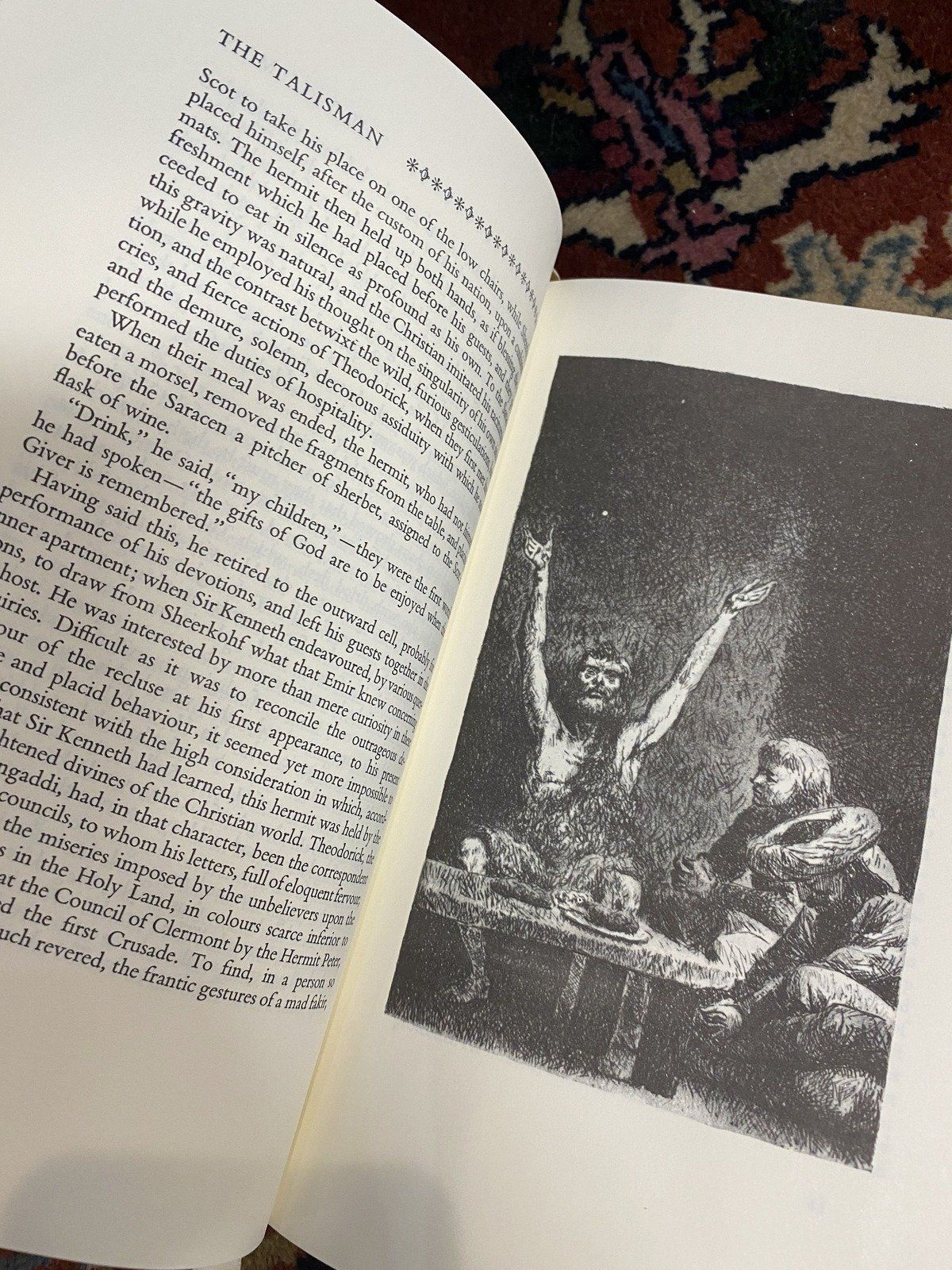 Beautifully Leather Bound Pub. c.1976 Sir Walter Scott The Talisman Illustrated Hard Back Book 3