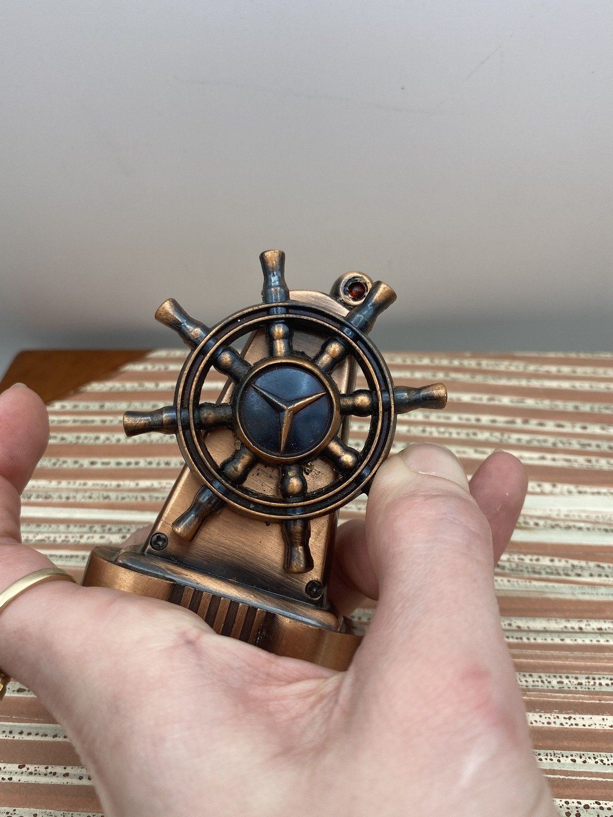 Ship Mast Copper Tone Torch Lighter 2