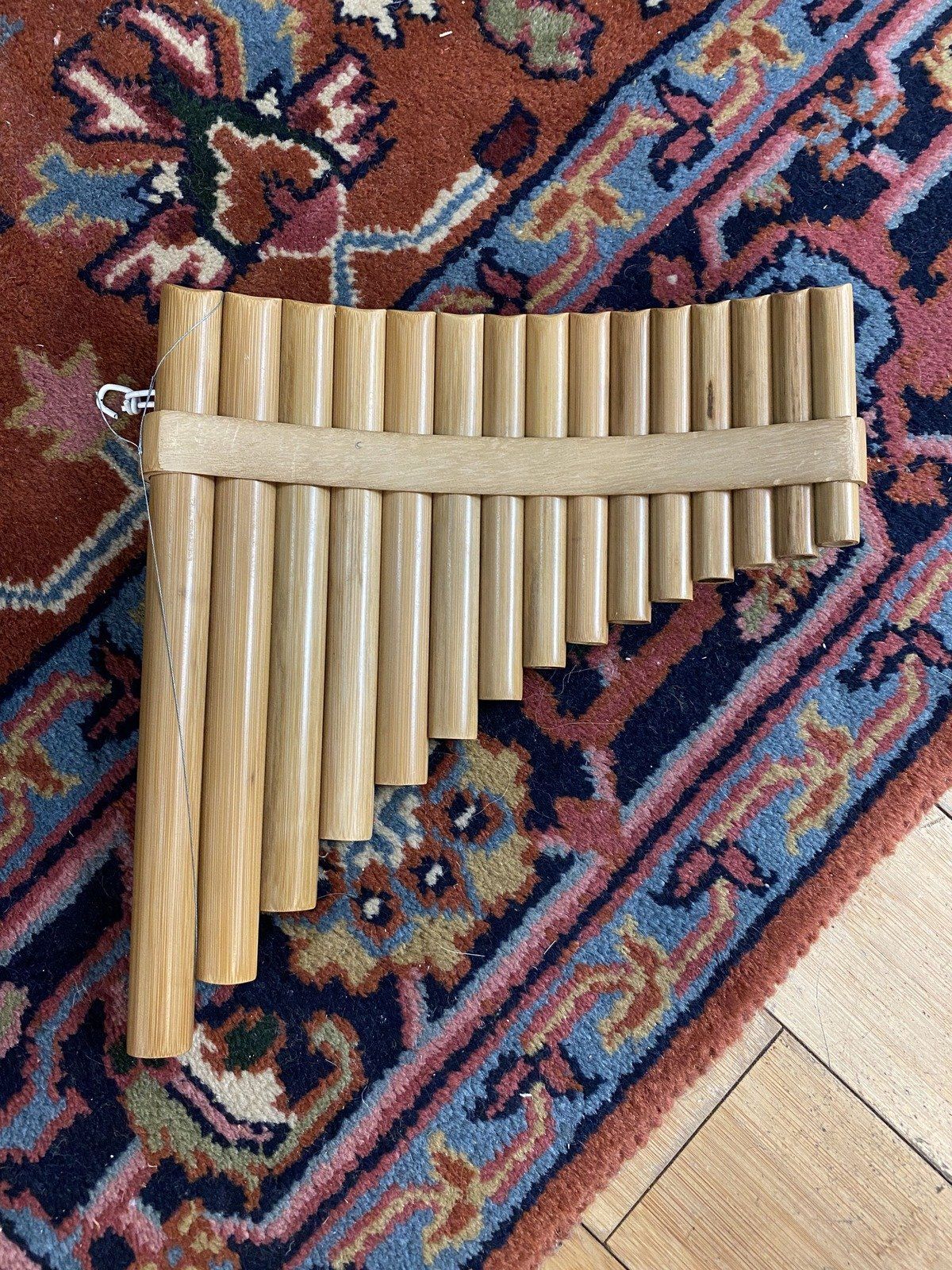 Bamboo Vintage Pan Flute #1466 4
