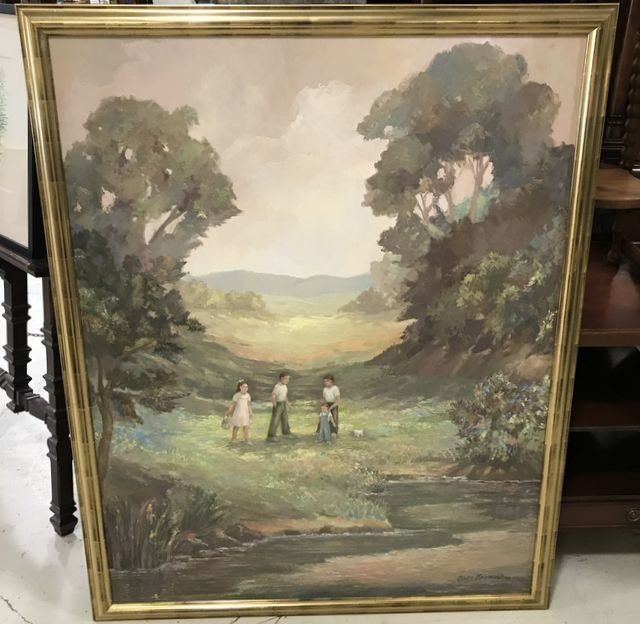 Large Oil Painting Landscape by Cristen Craven Barnard
