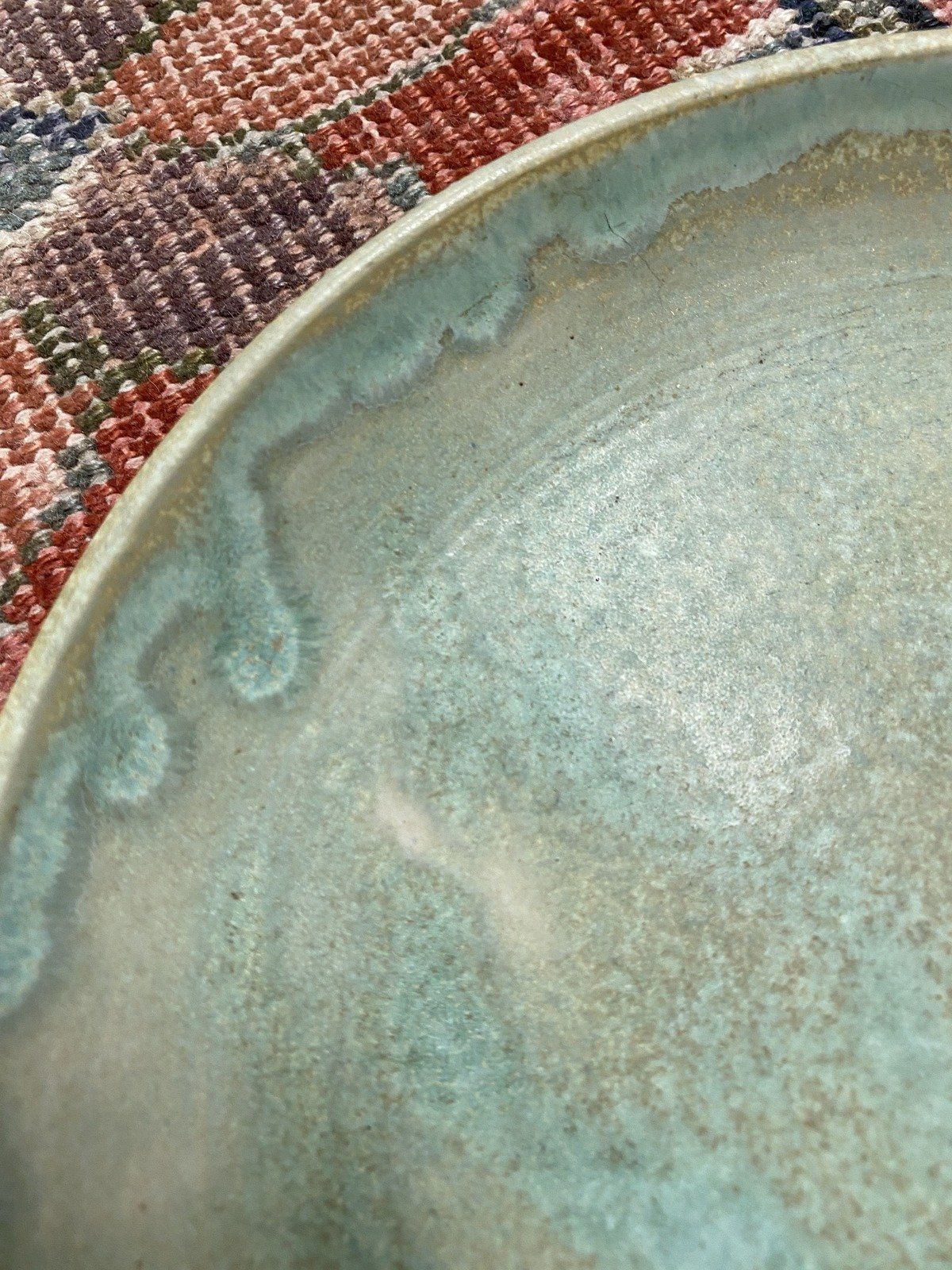 Pair of VTG c.1990s/Early 2000s Stoneware Shearwater Pottery MS 8.75D Dinner Plates 5