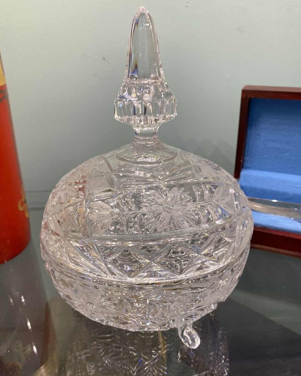 Glass Candy Dish
