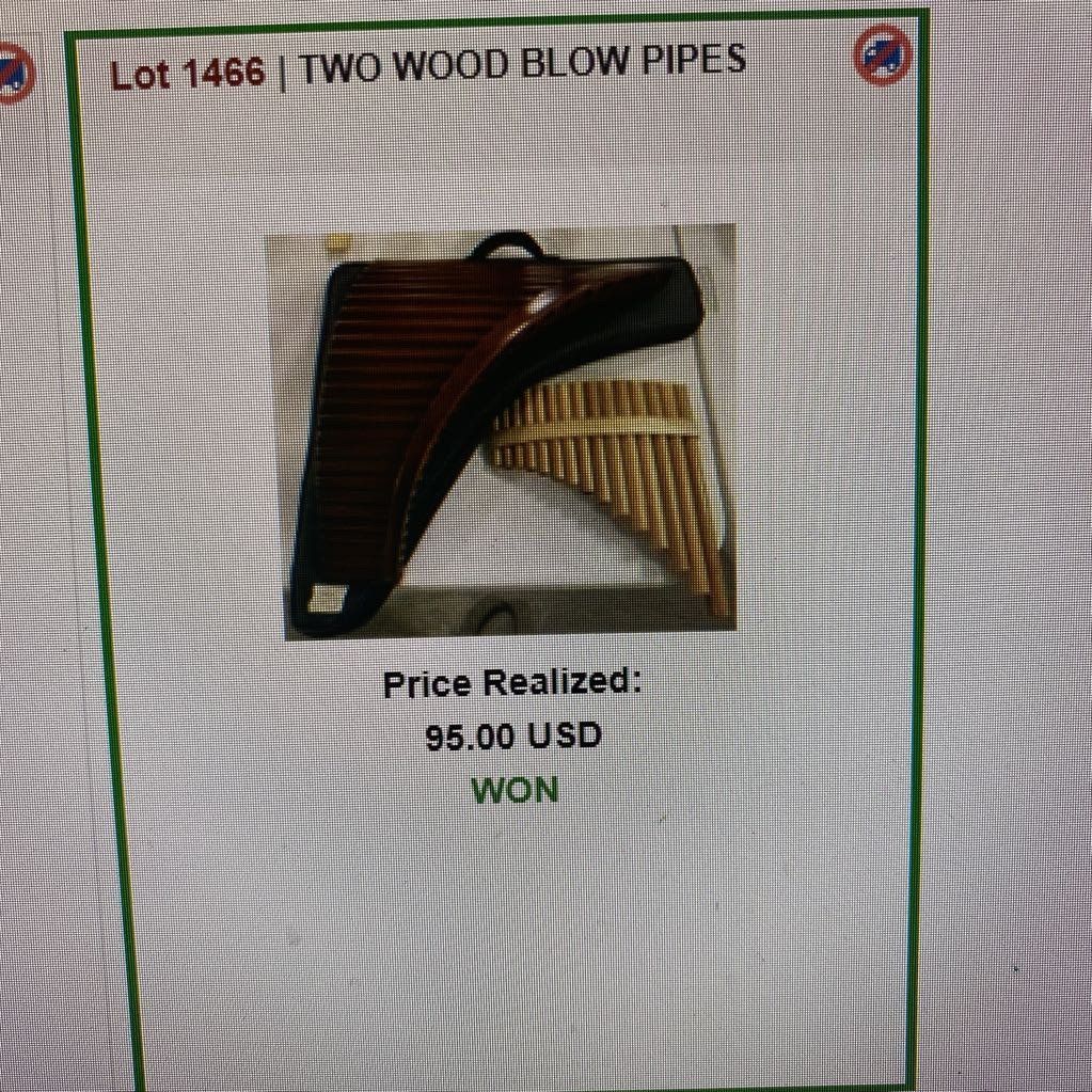Modern Pan Flute w Carrying Case #1466