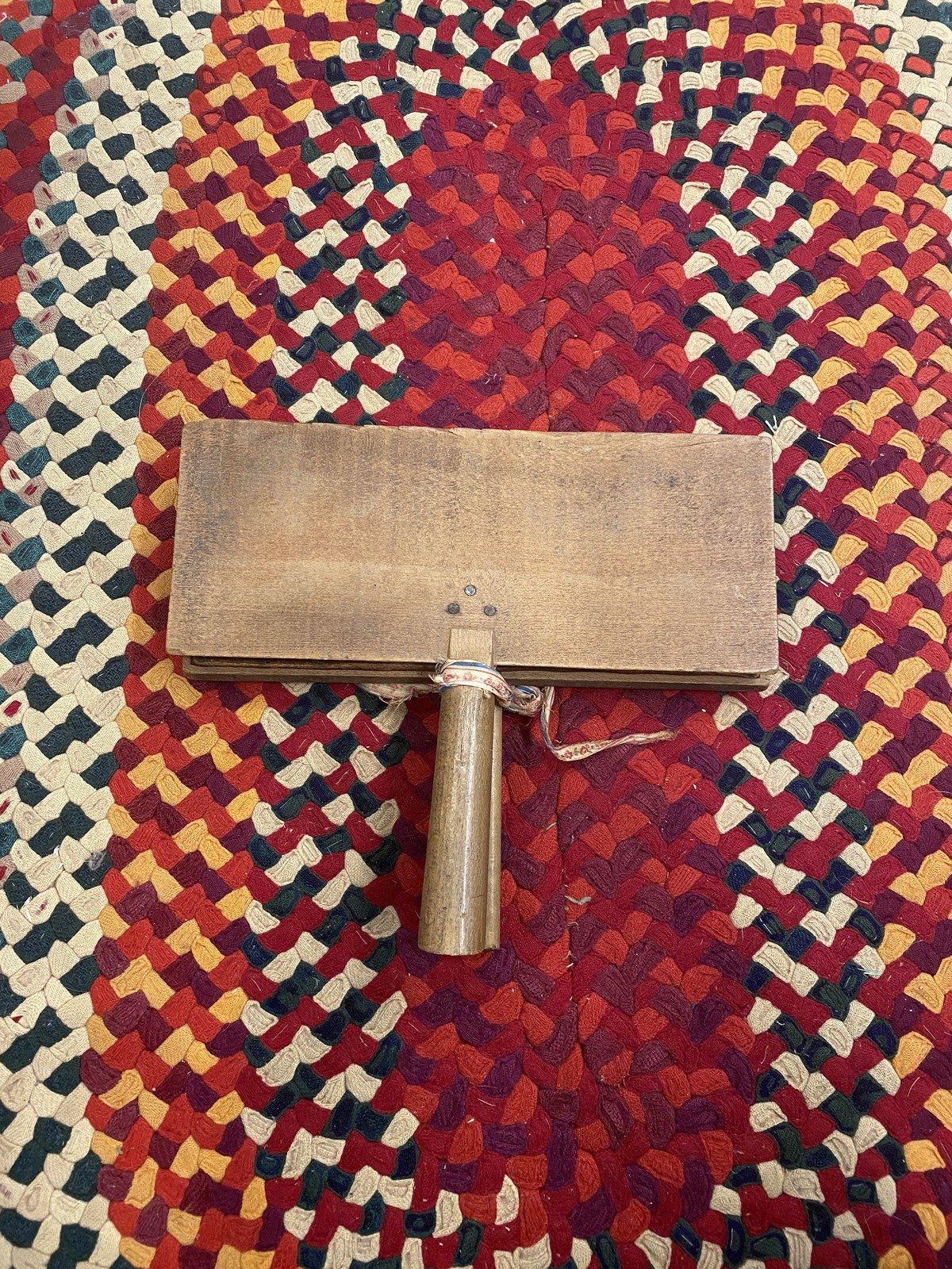 Antique Wood Cotton Carders Brush Combs 2