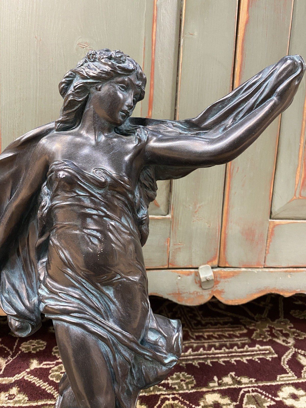 Vintage c.1990s Austin Productions Inc. Sculpture La Grace By Artist Eugene Mariston 8