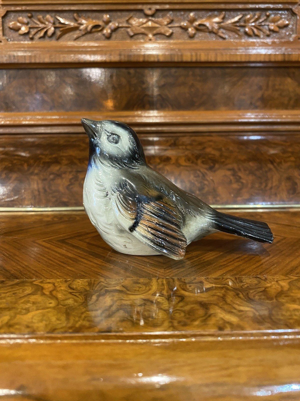 Vintage W. German Goebel Hummel Sparrow Bird Figurine No. CV72 3