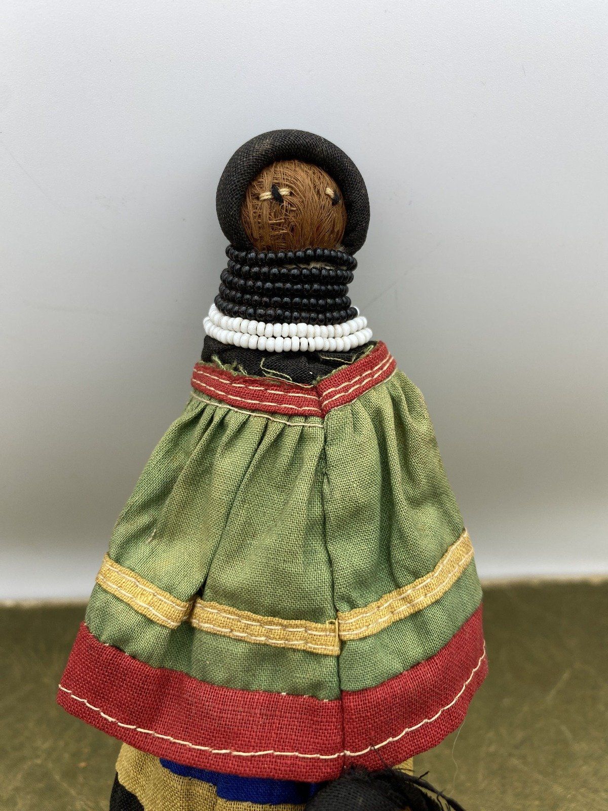 3x Antique Seminole Native American Indian Palmetto Husk Dolls 458 4