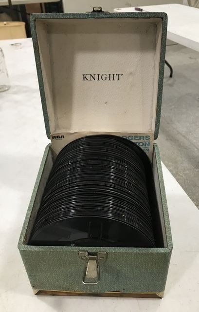 Box with 7 Vinyl Record Albums