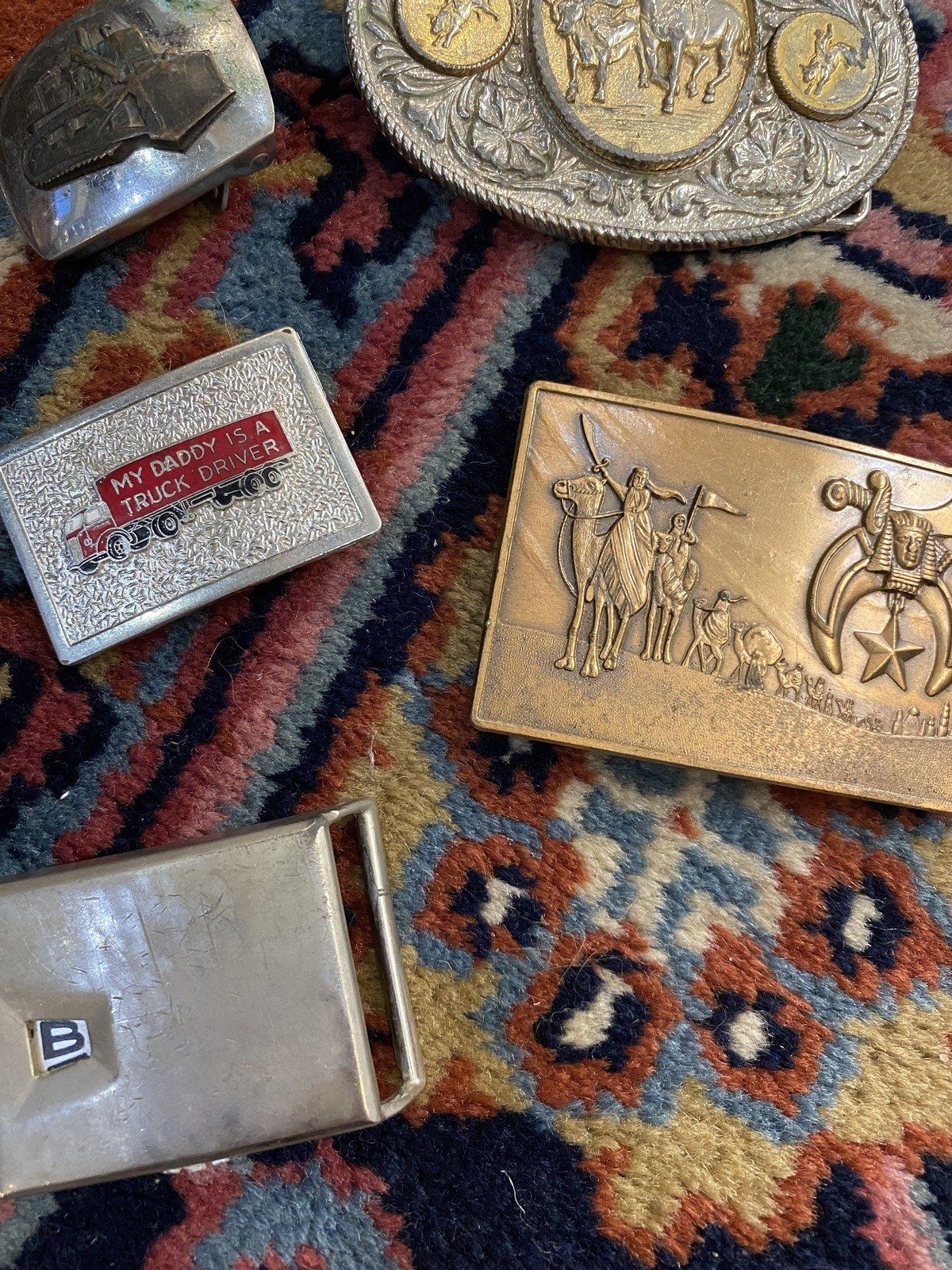 Vintage Collectible Belt Buckle (each) 3