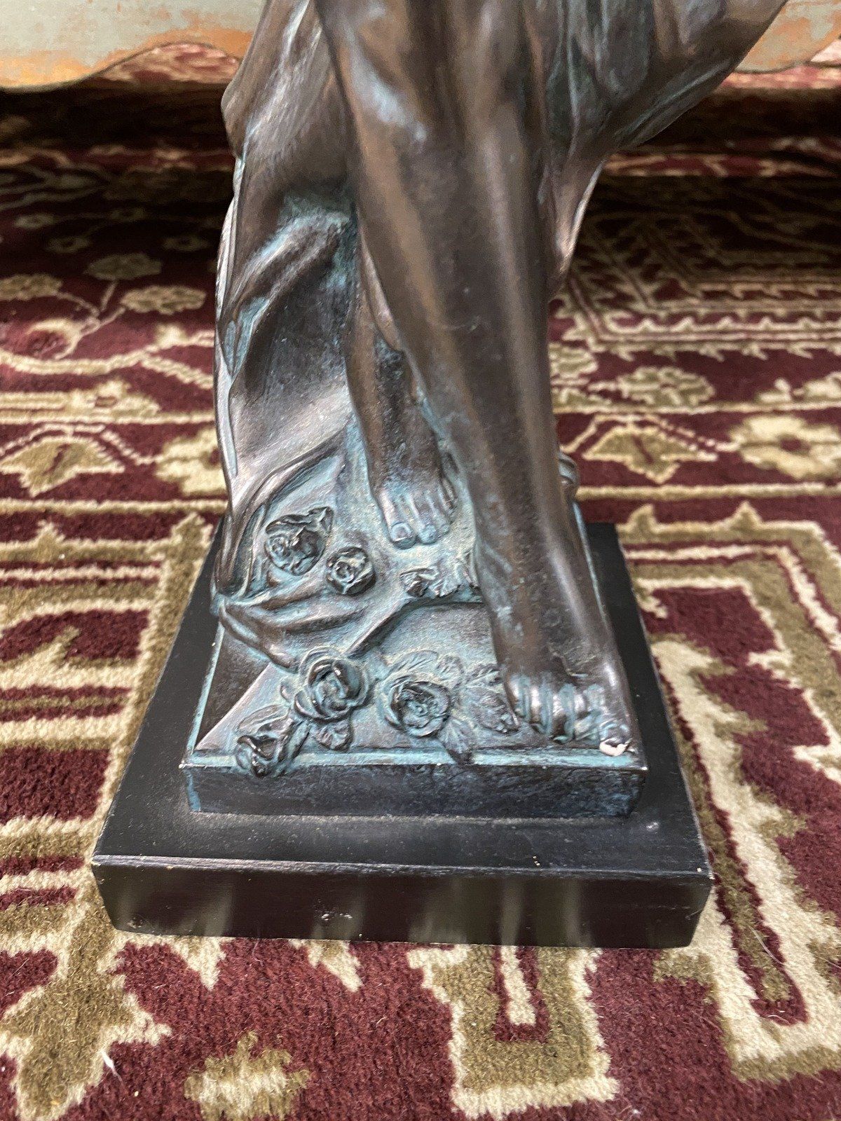 Vintage c.1990s Austin Productions Inc. Sculpture La Grace By Artist Eugene Mariston 5