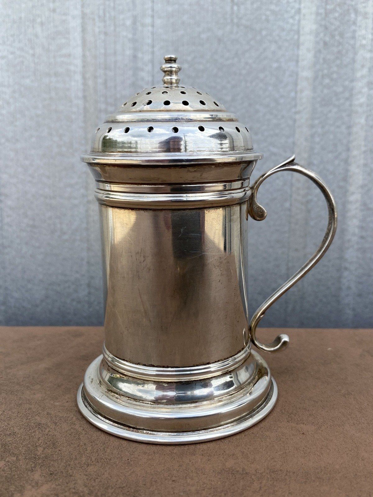 Gorham Sterling Silver Metropolitan Museum 18th c. Repro Handled Sugar Shaker