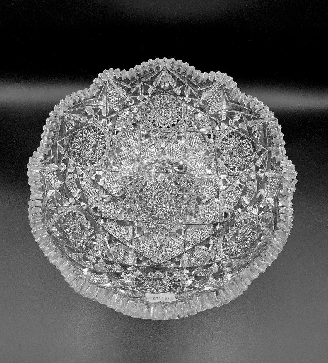 10 Cut Crystal Serving Bowl 2