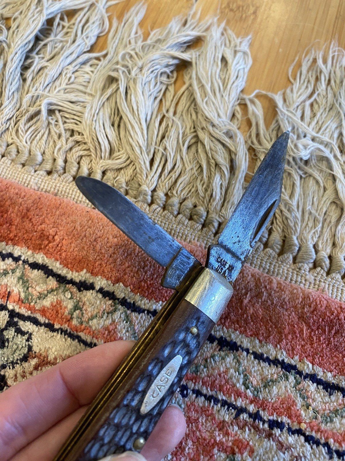 Vintage c.1965-69 CASE XX 6235 1/2 Double Blade Swell End Jack Knife 11