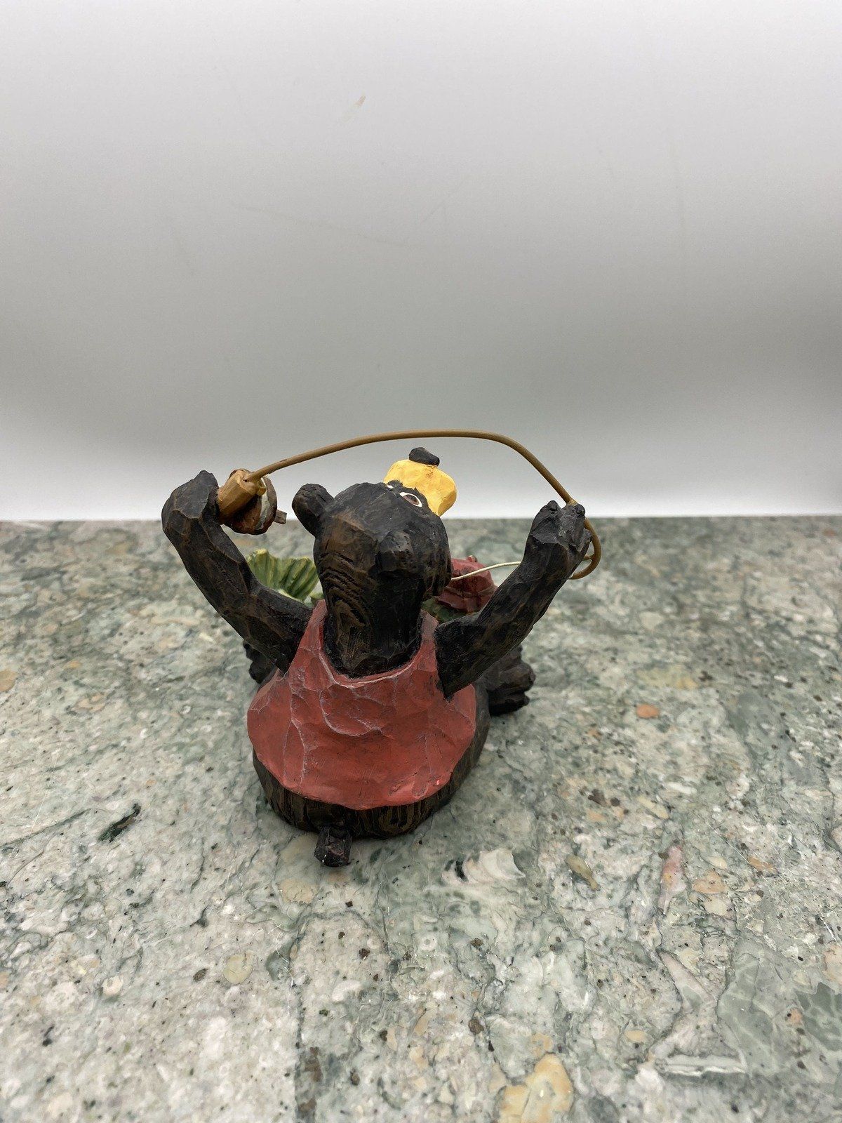 Fishing Black Bear Figurine 2