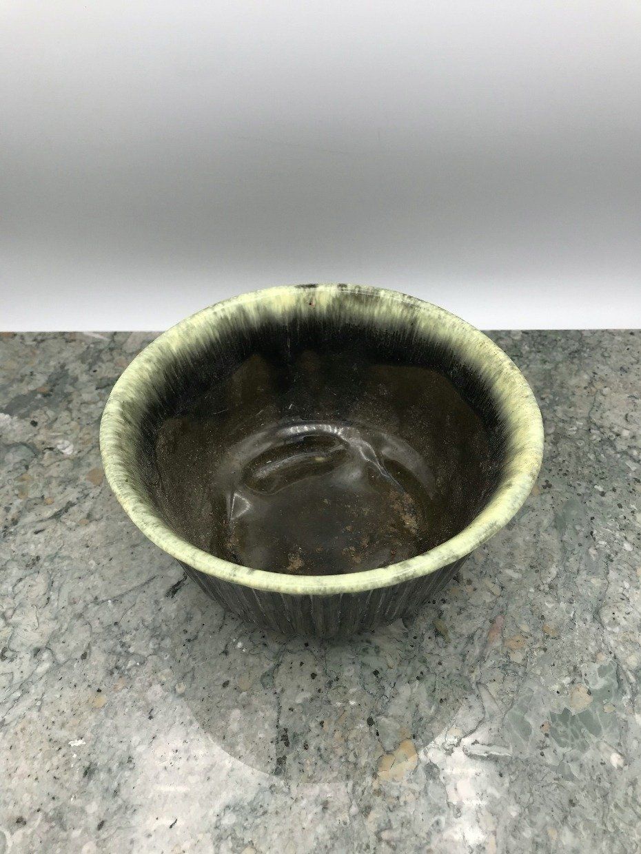 Forest Green Hull Pottery Bowl 3