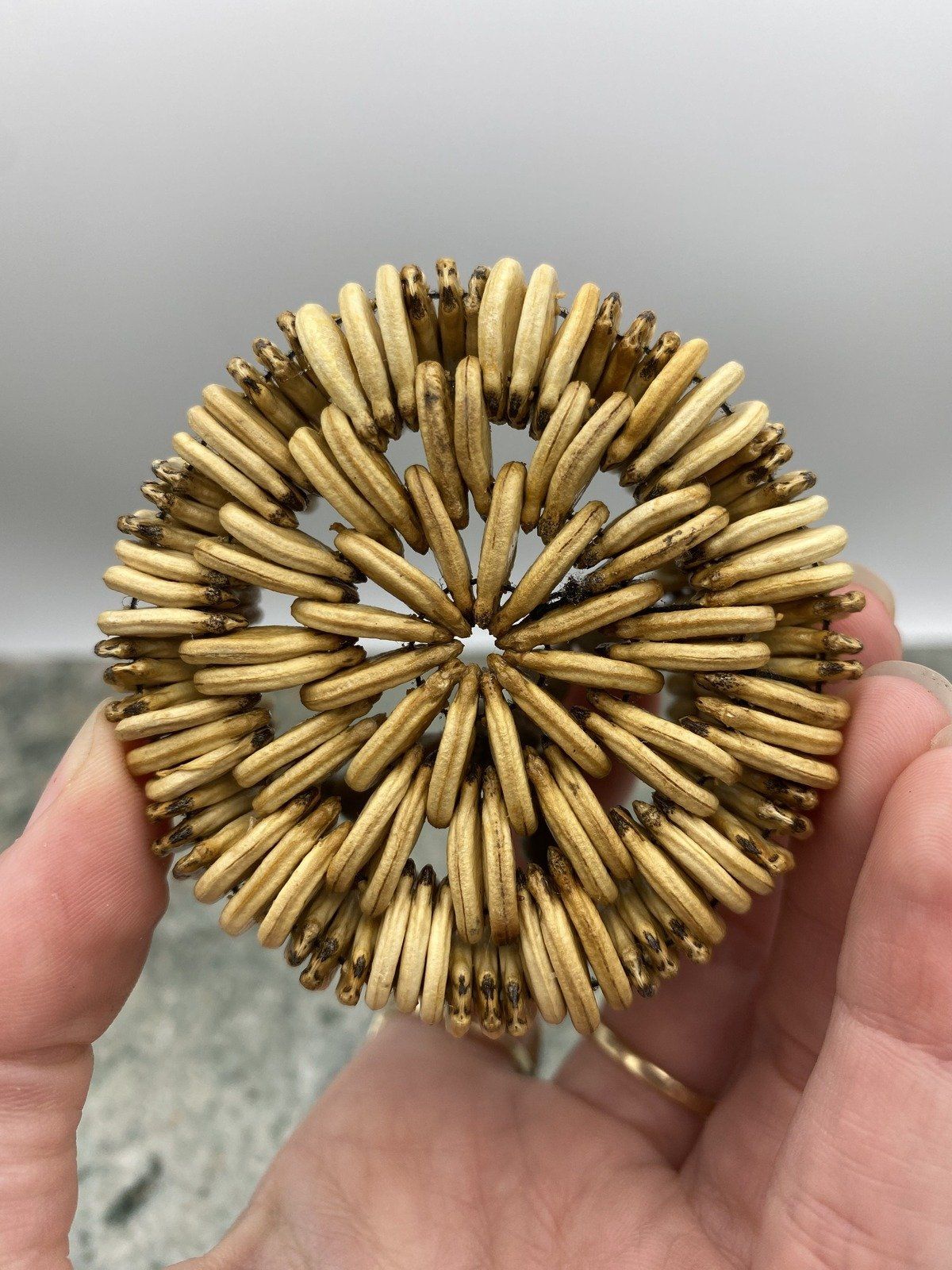 Miniature Tribal Made Seed Basket 5