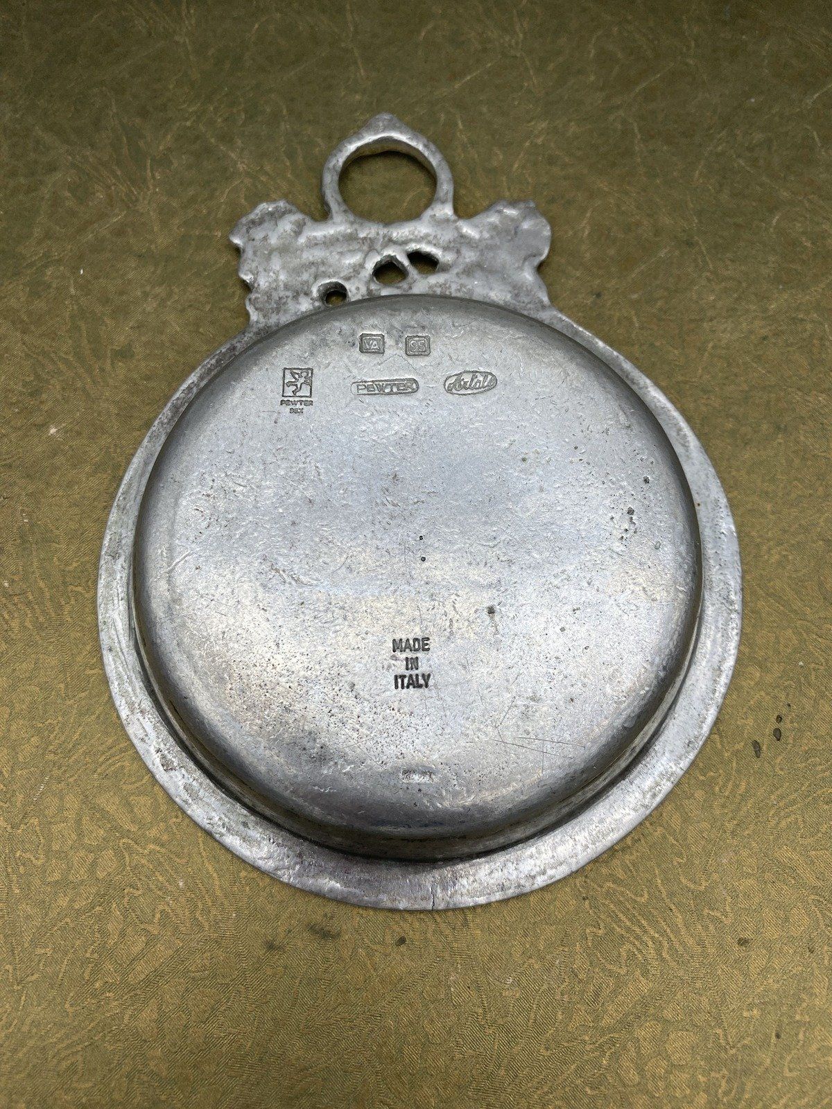Italian Hallmarked Grapevine Porridge Bowl 3