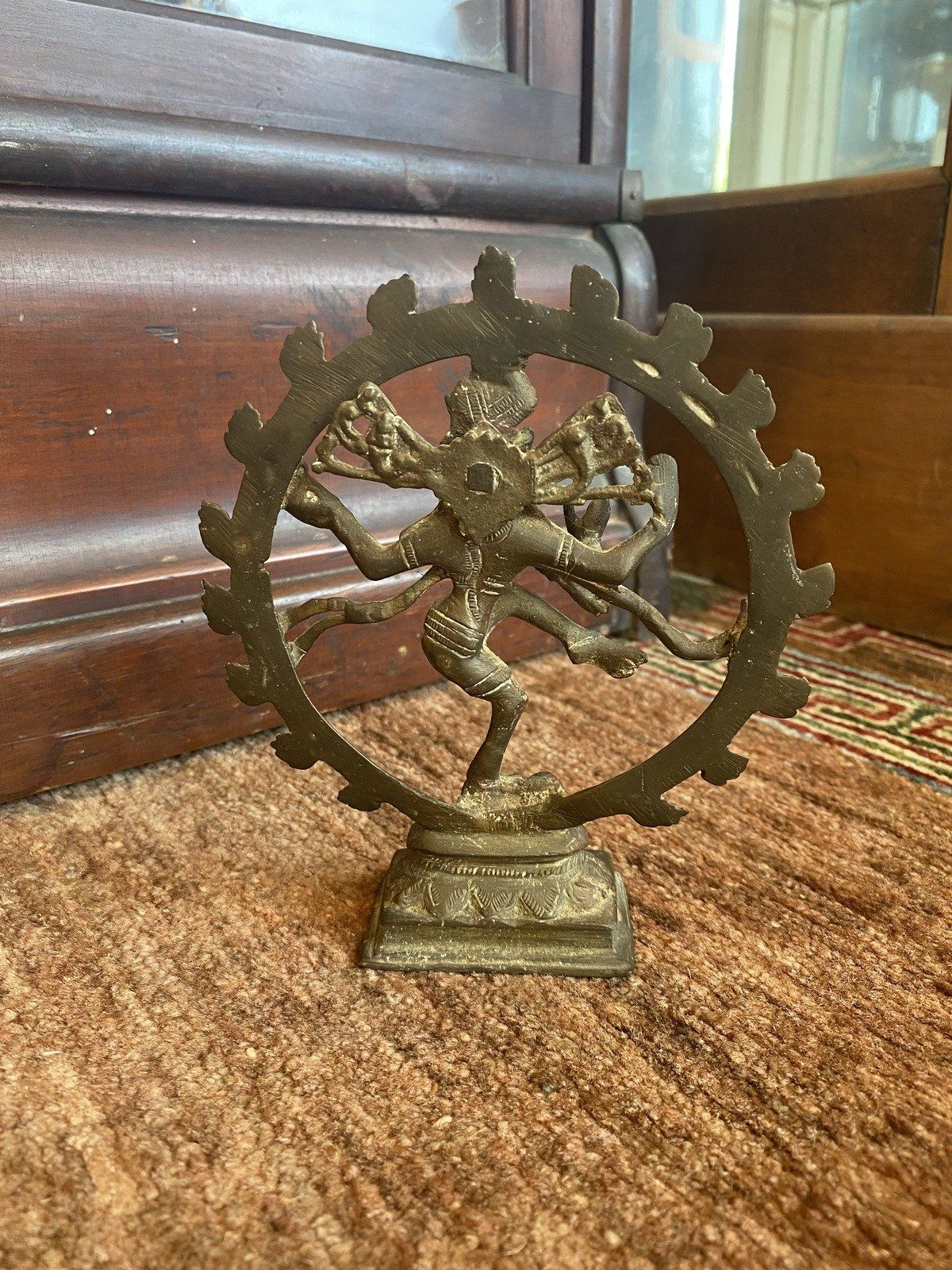 Small Brass Shiva Nataraja Sculpture 2