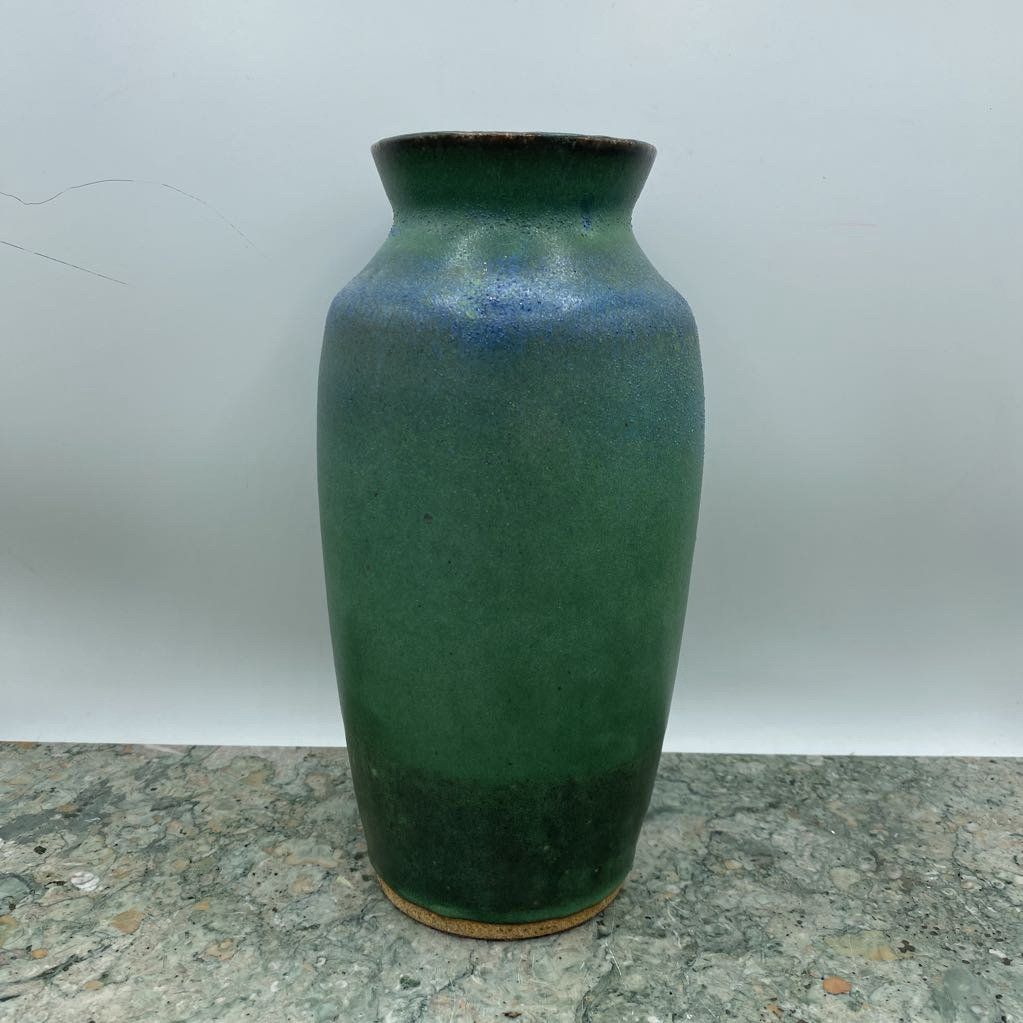 Luke Nealy Green Pottery Vase #463
