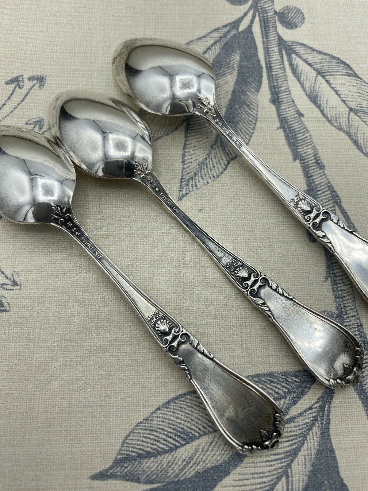 Sterling Silver Zodiac Motif Demitasse Spoons SOLD INDIVIDUALLY 4