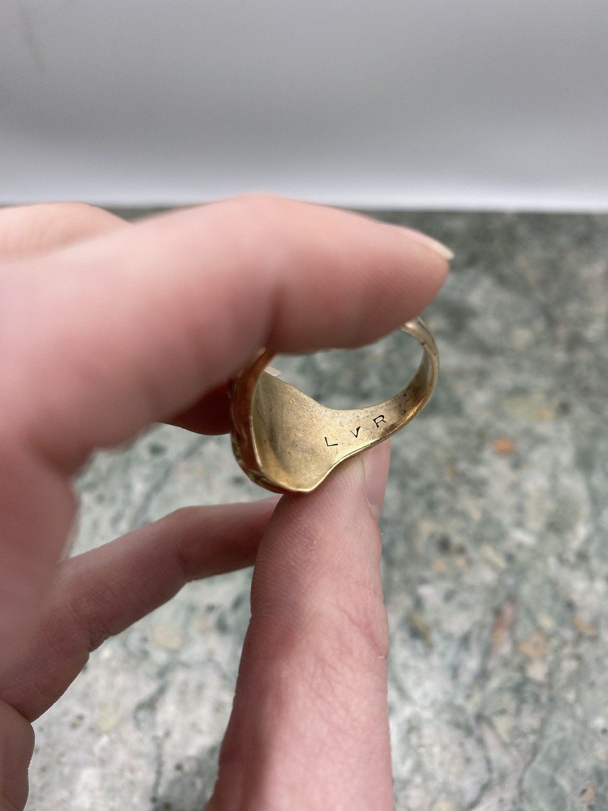 Men's Antique c.1900s Balfor Goldflex 10k Gold Championship Class Ring 5