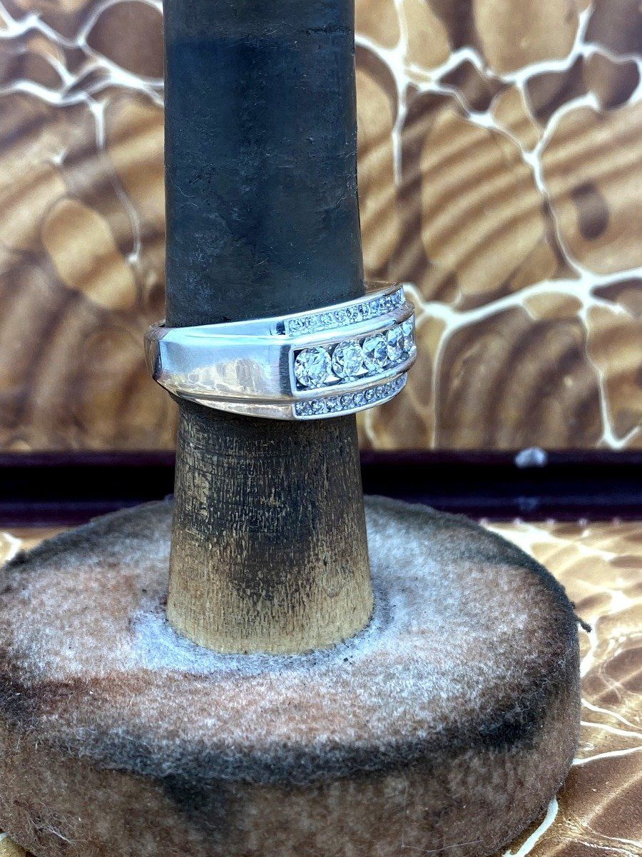 10k Gold Mens Diamond Ring Sz. 11 2