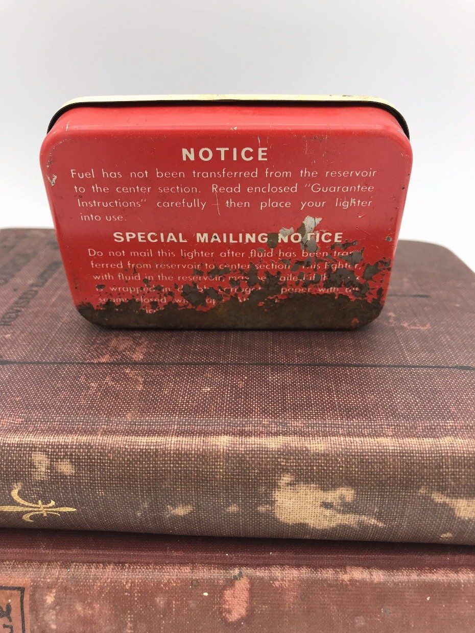 Vintage VU-Lighter Scripto Tin 2