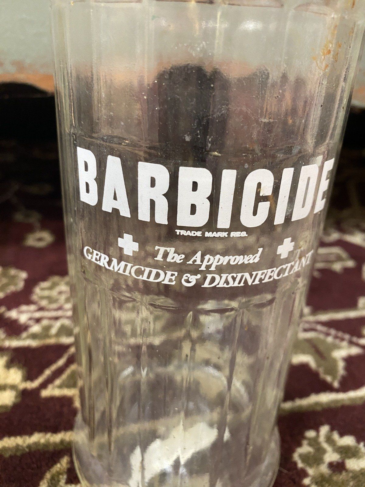 Barbicide Glass Jar Container 5