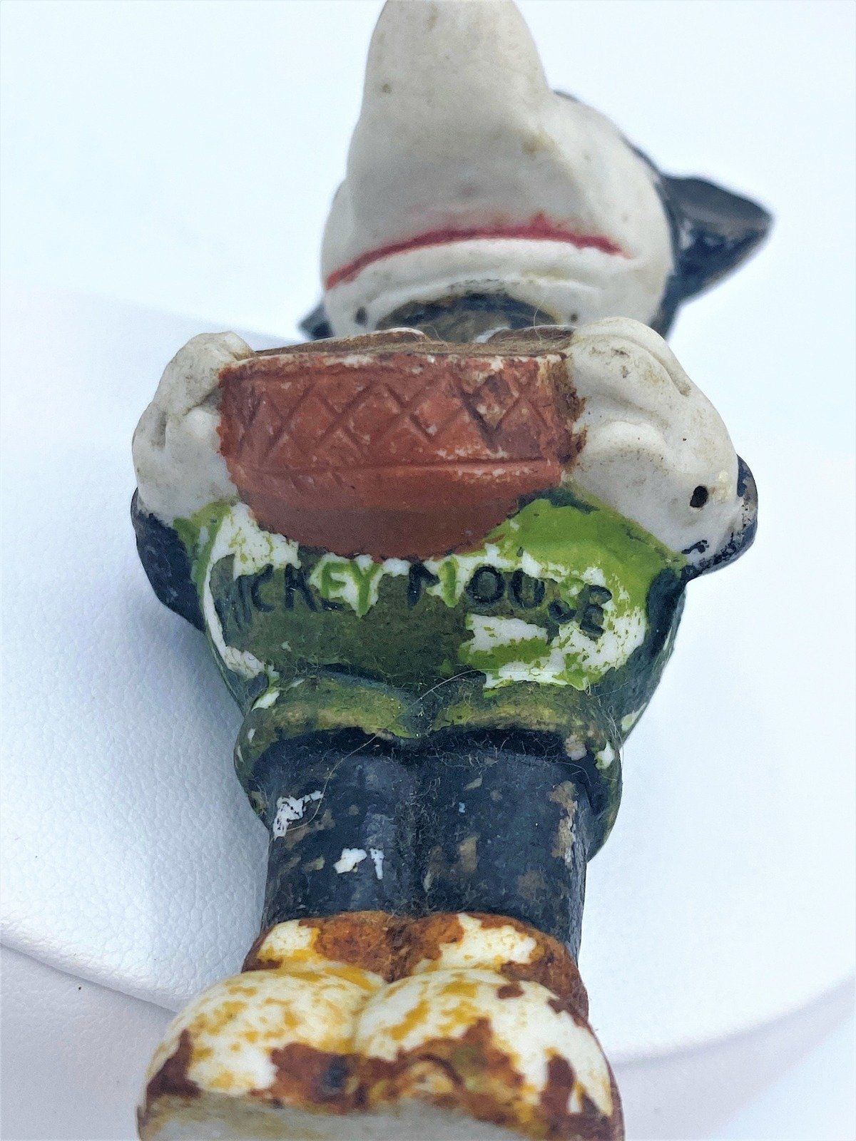 1930's Bisque Japanese Porcelain Mickey Mouse Figurines 5
