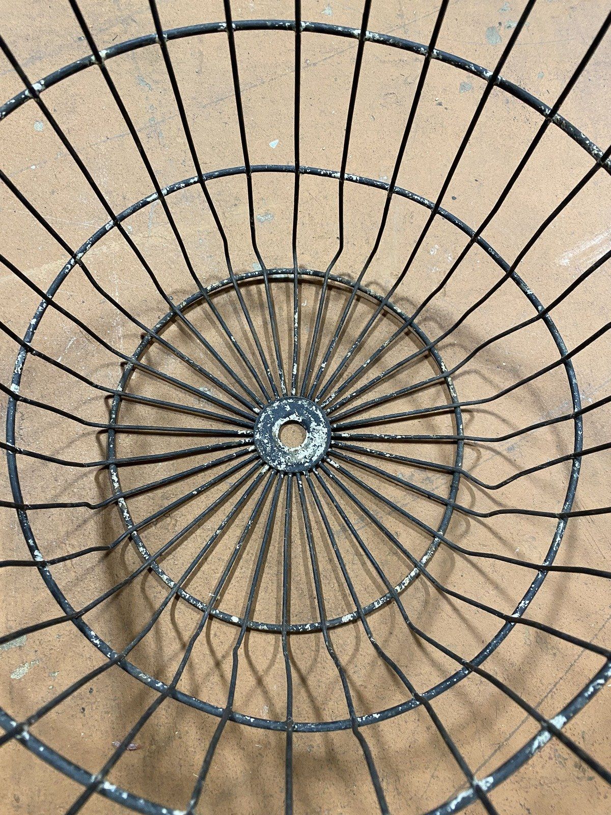 Antique Wire Metal Oyster/Clam/Egg Basket 3