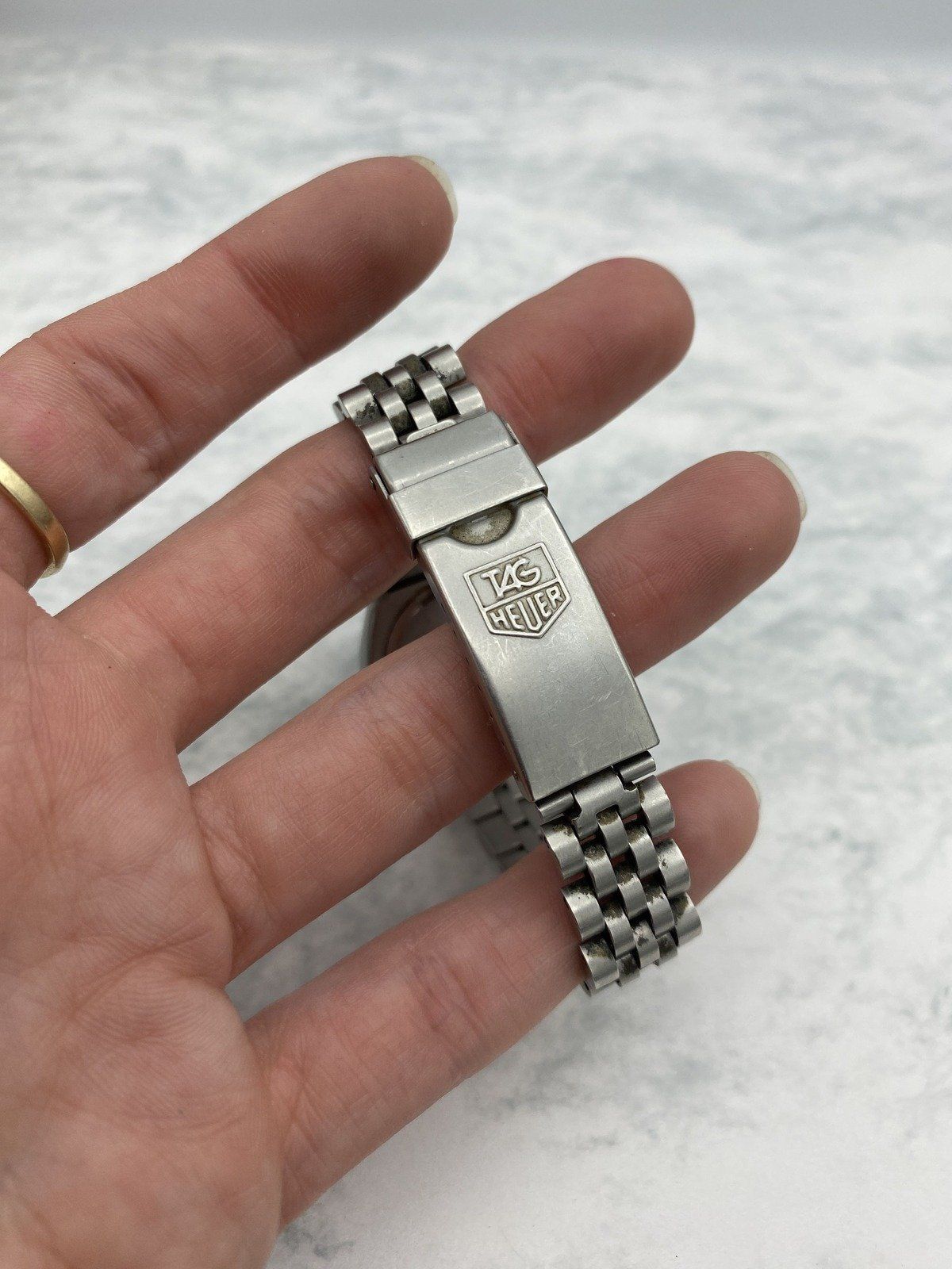 Ladies Tag Heuer Stainless Formula 1 Red + Black Dial Watch 3