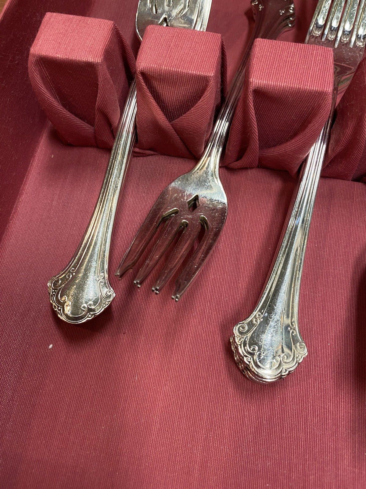 Towle Silver Plated 4 Place Setting + 29pc Flatware Set + Box 7