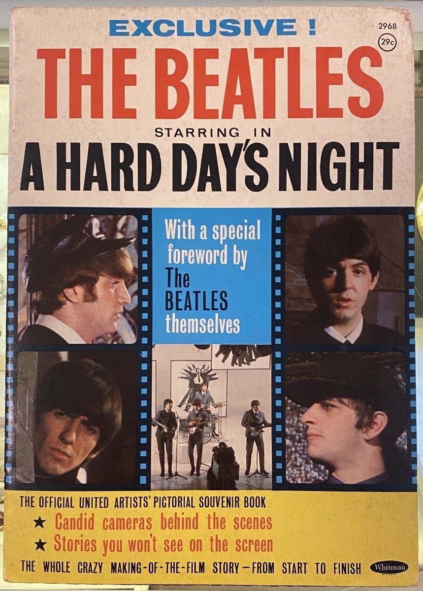 The Beatles ‘A Hard Day’s Night’ original 1964 USA movie souvenir book