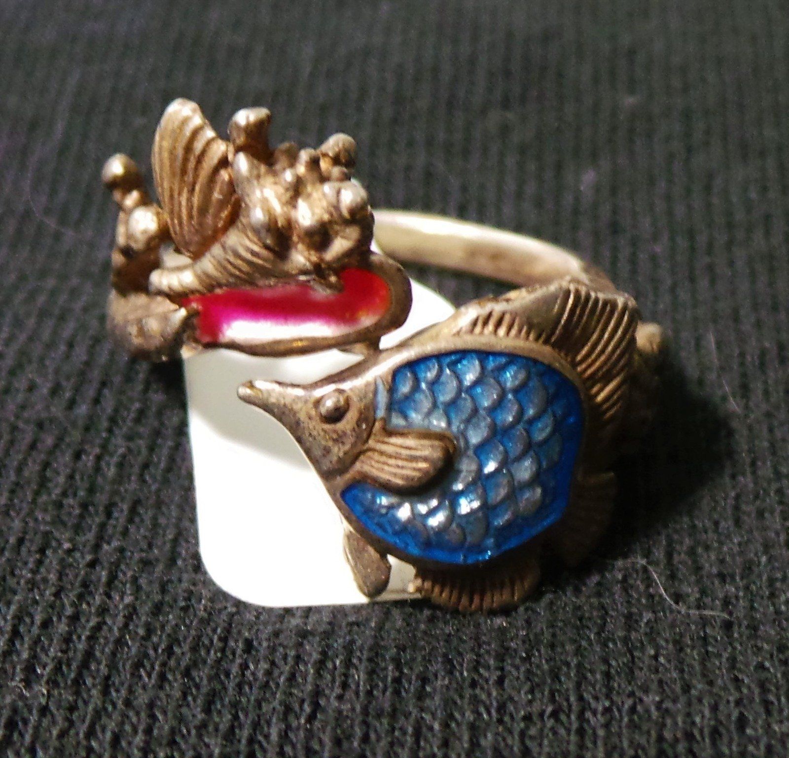 Kabana Sterling Silver Coral Reef Ring