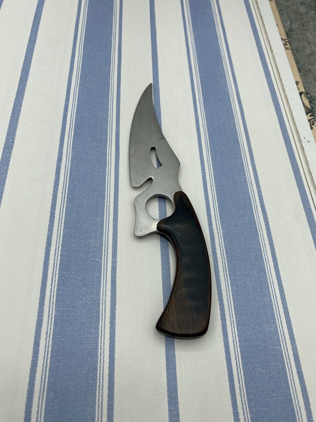 Custom Made 8.25L Stacked Wood Knife