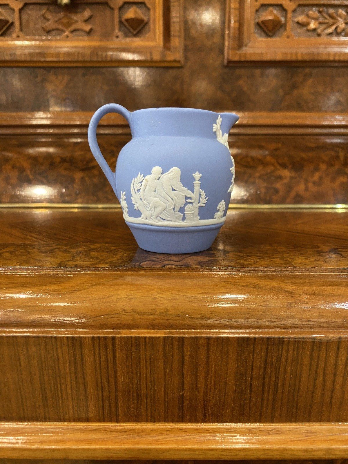 Vintage c.1963 Mini Wedgewood Jasperware Creamer